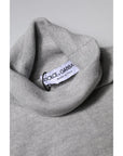 Dolce & Gabbana Gray Wool Knitted Men Pullover Sweater