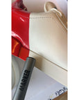 Dolce & Gabbana White Red Logo Portofino Sneakers Shoes
