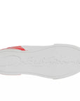 Dolce & Gabbana White Red Logo Portofino Sneakers Shoes