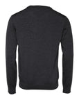 Dolce & Gabbana Gray Wool Logo Knitted Men Pullover Sweater
