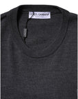 Dolce & Gabbana Gray Wool Logo Knitted Men Pullover Sweater
