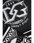 Dolce & Gabbana Black Cotton Logo Printed Pullover Sweater