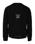 Dolce & Gabbana Black Cotton Logo Knitted Pullover Sweater
