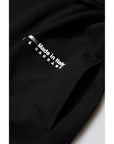 Dolce & Gabbana Black Cotton Logo Knitted Pullover Sweater