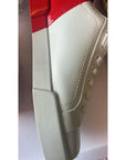 Dolce & Gabbana White Red Logo Portofino Sneakers Shoes