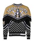 Dolce & Gabbana Multicolor Cotton Crew Neck Pullover Sweater