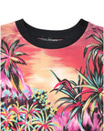 Dolce & Gabbana Multicolor Print Crew Neck Pullover Sweater