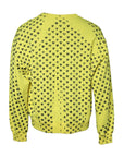 Dolce & Gabbana Yellow Heart Crew Neck Men Pullover Sweater