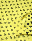Dolce & Gabbana Yellow Heart Crew Neck Men Pullover Sweater