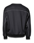 Dolce & Gabbana Black Logo Polyester Crew Neck Men Pullover Sweater