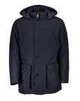 Hugo Boss Blue Polyamide Men Jacket