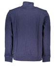 Hugo Boss Blue Cotton Men Sweater