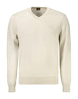 Hugo Boss Beige Cotton Men Sweater