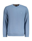 Hugo Boss Light Blue Cotton Men Sweater