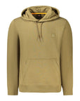 Hugo Boss Green Cotton Men Sweater