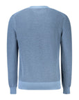 Hugo Boss Blue Cotton Men Sweater