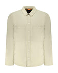 Hugo Boss Beige Polyamide Men Jacket