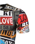 Dolce & Gabbana Multicolor Patchwork Cotton Crew Neck T-shirt