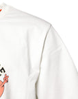Dolce & Gabbana White LOVE & PEACE Print Crew Neck T-shirt
