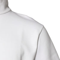 Dolce & Gabbana White Cotton Turtleneck DG Applique T-shirt