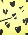 Dolce & Gabbana Yellow Cotton Sleeveless DG Heart T-shirt