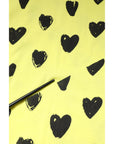 Dolce & Gabbana Yellow Cotton Sleeveless DG Heart T-shirt