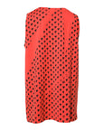 Dolce & Gabbana Red Cotton Sleeveless DG Heart Logo T-shirt