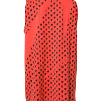 Dolce & Gabbana Red Cotton Sleeveless DG Heart Logo T-shirt