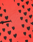 Dolce & Gabbana Red Cotton Sleeveless DG Heart Logo T-shirt