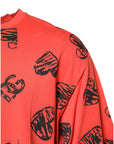 Dolce & Gabbana Red Cotton Short Sleeve DG Heart Logo T-shirt