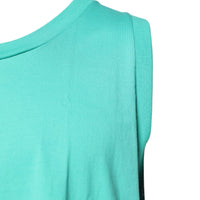 Dolce & Gabbana Green Sleeveless Logo Round Neck T-shirt