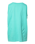 Dolce & Gabbana Green Sleeveless Logo Round Neck T-shirt