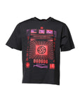 Dolce & Gabbana Black Cotton Graphic Print Crew Neck T-shirt