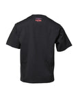 Dolce & Gabbana Black Cotton Graphic Print Crew Neck T-shirt