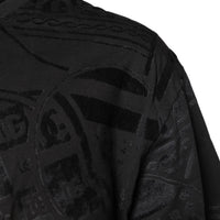 Dolce & Gabbana Black Cotton Bandana Logo Crew Neck T-shirt
