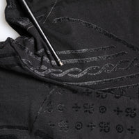 Dolce & Gabbana Black Cotton Bandana Logo Crew Neck T-shirt
