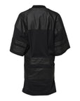 Dolce & Gabbana Black Cotton Short Sleeves V-neck T-shirt