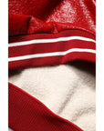 Dolce & Gabbana Red Wool DGLogo Embroidery Pullover Sweater