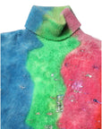 Dolce & Gabbana Multicolor Mohair Turtleneck Pullover Sweater