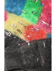 Dolce & Gabbana Multicolor Mohair Turtleneck Pullover Sweater