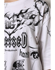 Dolce & Gabbana White Cotton DG BLESSED Printed T-shirt