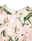 Dolce & Gabbana Multicolor Floral Print Round Neck Tank Top