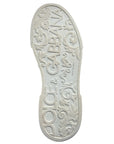 Dolce & Gabbana White Leather DG Logo Low Top Sneaker Shoes