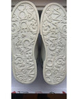 Dolce & Gabbana White Blue Crown Low Top Men Sneakers Shoes