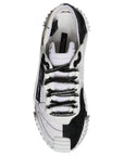 Dolce & Gabbana White Black Low Top NS1 Sneakers Shoes