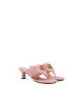 Gucci Mystic Pink Nappa Charlotte Leather Sandals