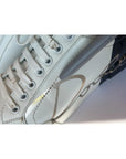 Dolce & Gabbana White Black Logo Portofino Men Sneaker Shoe