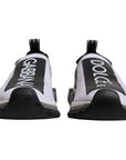 Dolce & Gabbana White Black Slip On Sorrento Sneakers Shoes