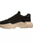 Dolce & Gabbana Black White Daymaster Low Top Sneakers Shoes