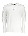Hugo Boss White Cotton Men TShirt